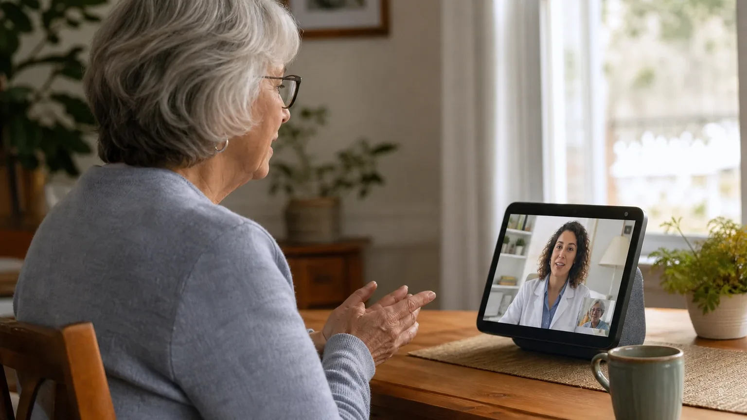 Amazon Echo Show for Simplified Video Calling and Telehealth hero image