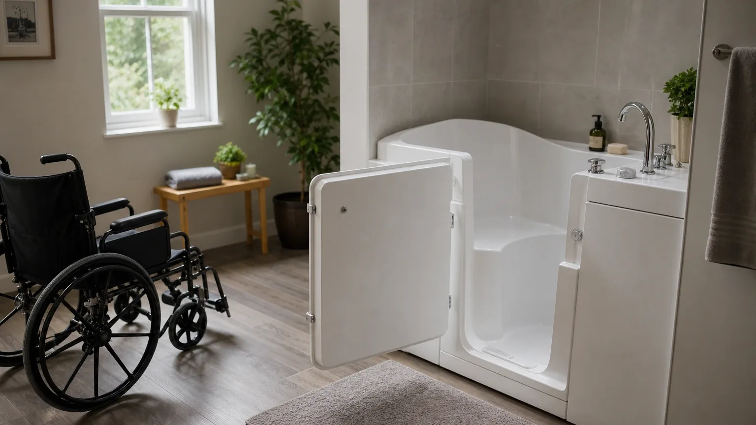 Homeward Bath for Wheelchair Transfer & Roll-In Access: AI Consensus Fit Review hero image